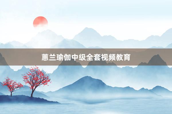 蕙兰瑜伽中级全套视频教育